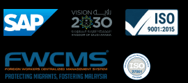Certifications: SAP, Saudi Vision 2030, ISO 9001:2015, FWCMS, ISO 27001