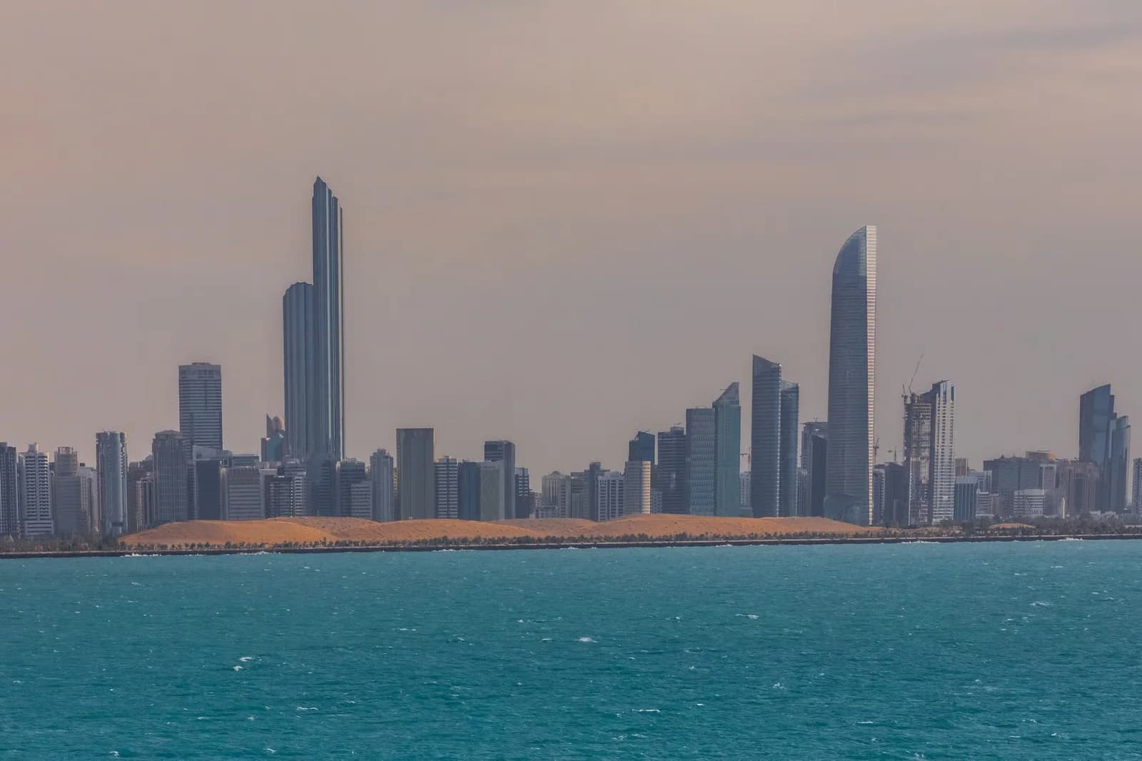 Abu Dhabi skyline representing overseas recruitment services