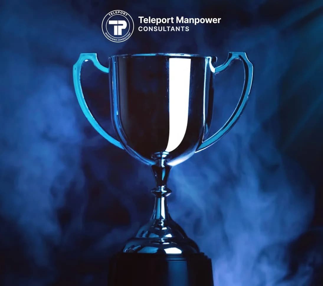 Teleport Manpower Consultants award trophy