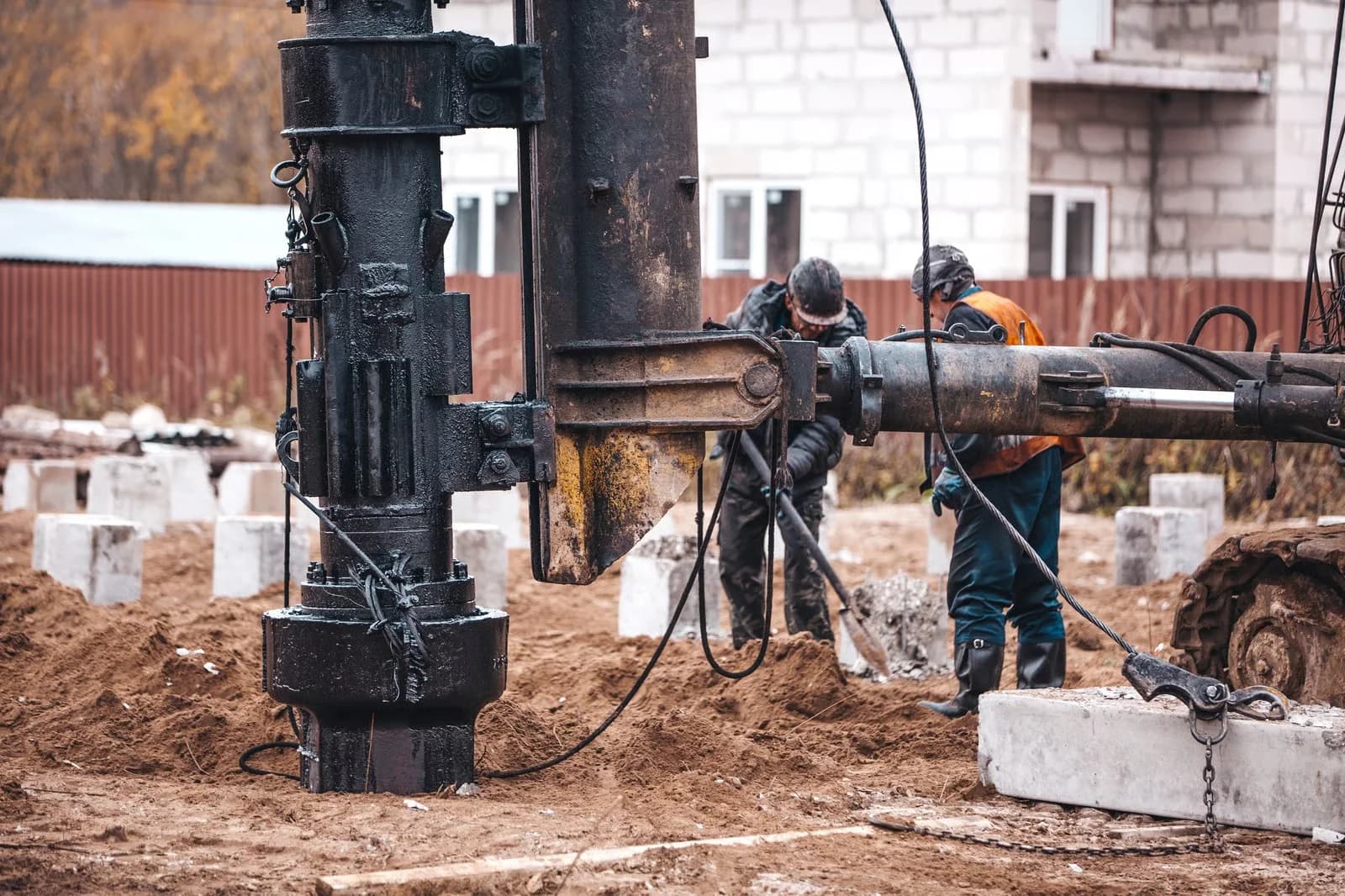 Drilling personnel supporting oil and gas operations