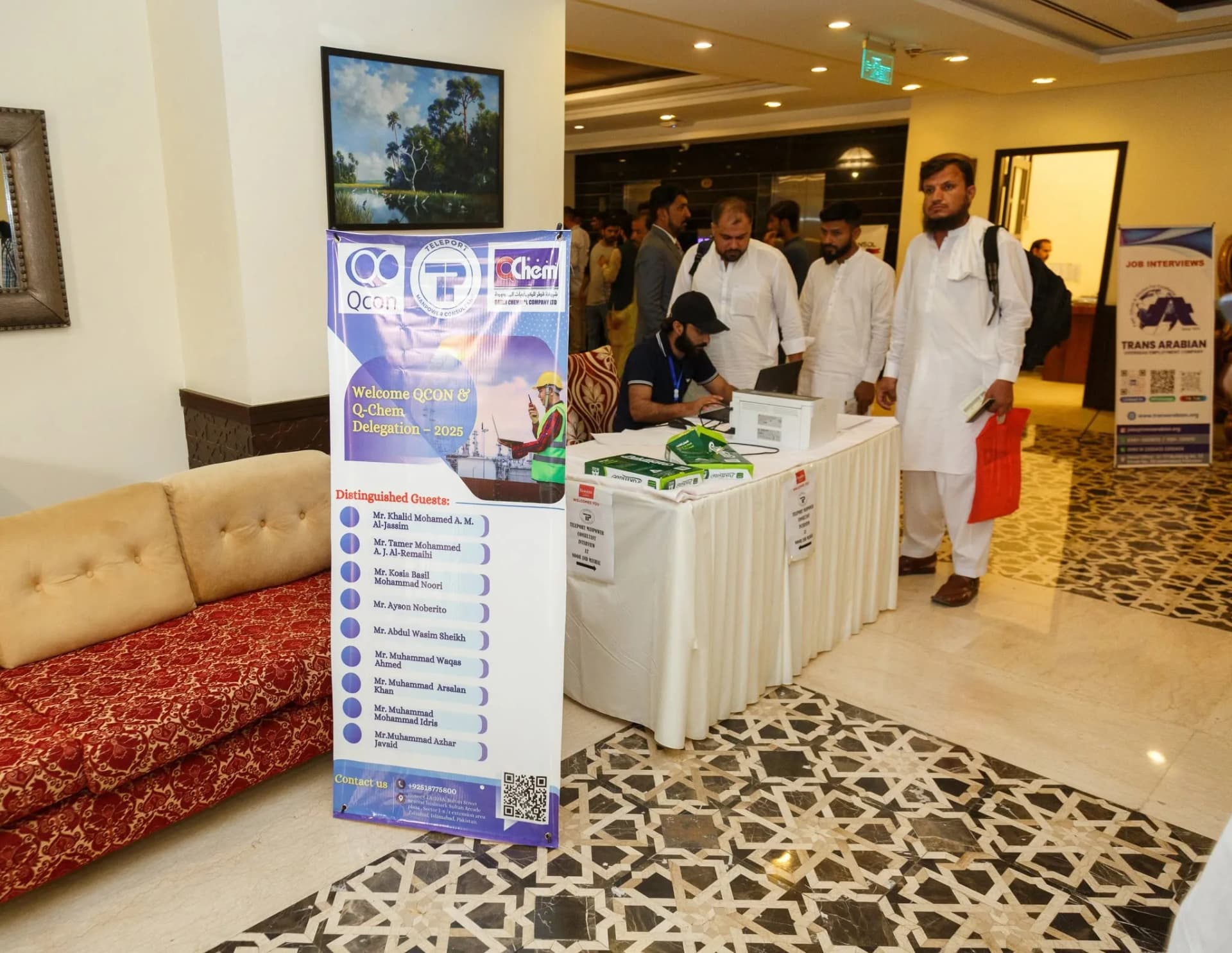 European recruitment delegation event